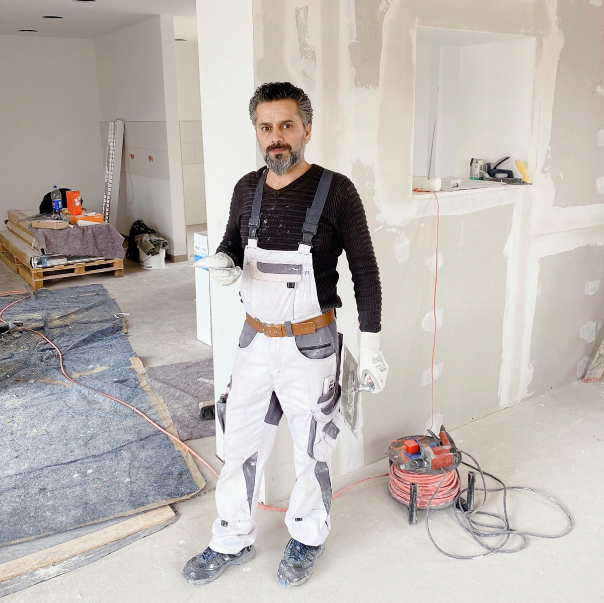 Haithm Rassoul bei der Arbeit Haithm Rassoul bei der Arbeit